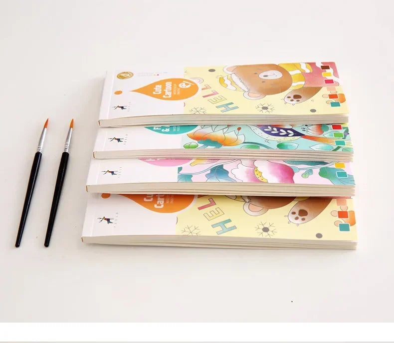 Portable Children Watercolor Painting Book - PAMU8