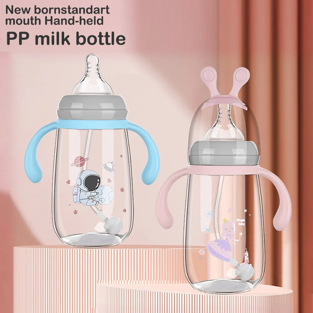 Large capacity baby feeding bottle