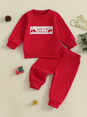 Christmas Baby Sweatshirt Set