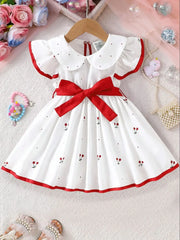 Girls Infant Floral Print Dress | 0-3 Years Summer