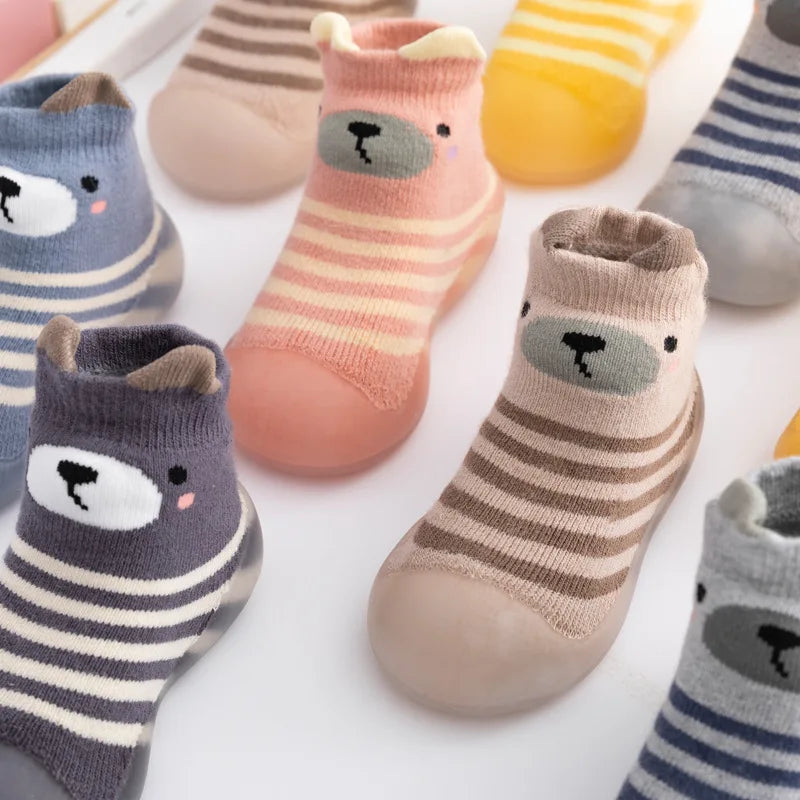Non-Slip Learning Walk Socks