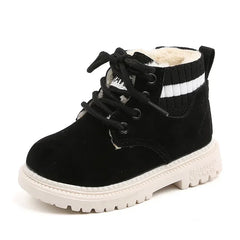 Kids' Plush-Lined Winter Boots, Warm Snow Shoes