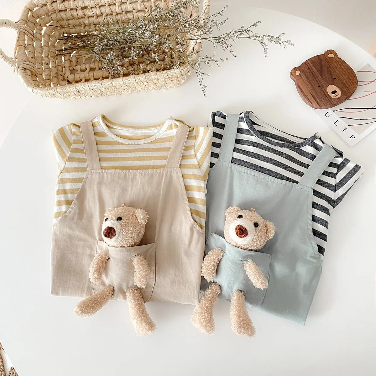 Jumpsuits Striped Casual Cotton