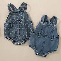 Baby Girl Denim Romper