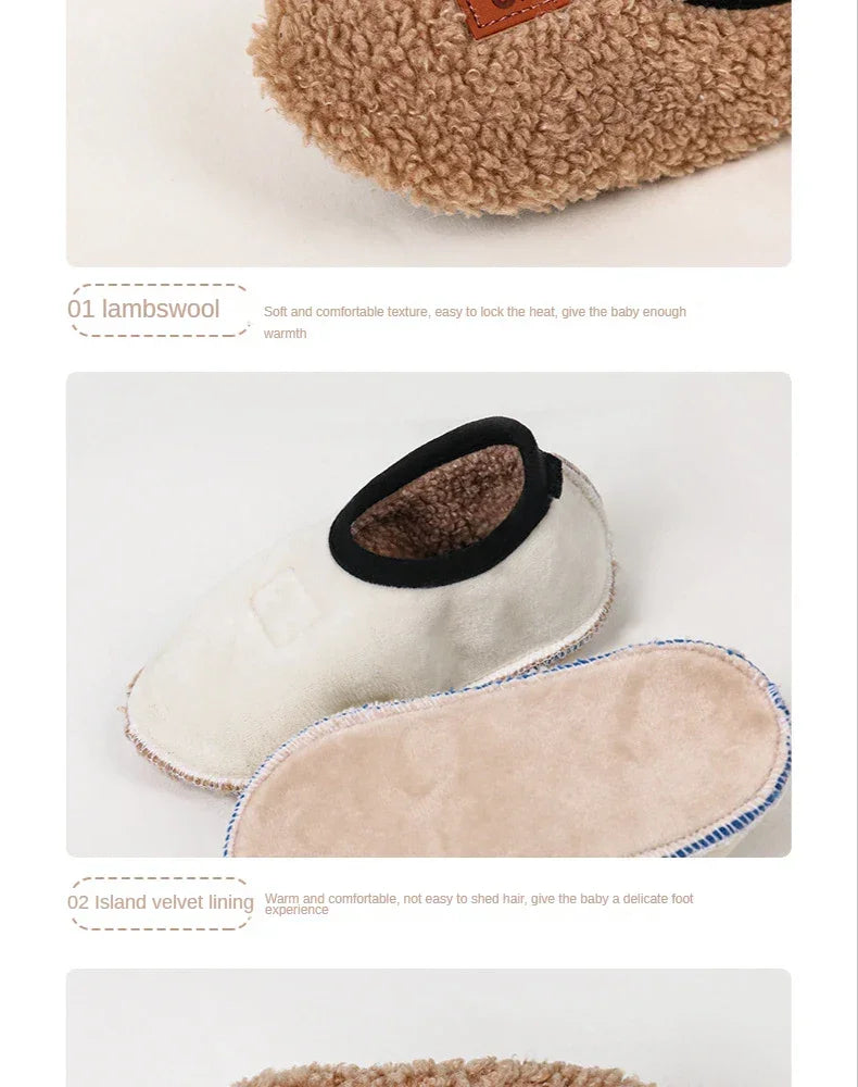 Autumn Winter Warm Baby Slippers - PAMU8