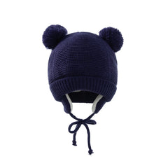 Cozy Knit Baby Hat Gloves Set for Cold Days