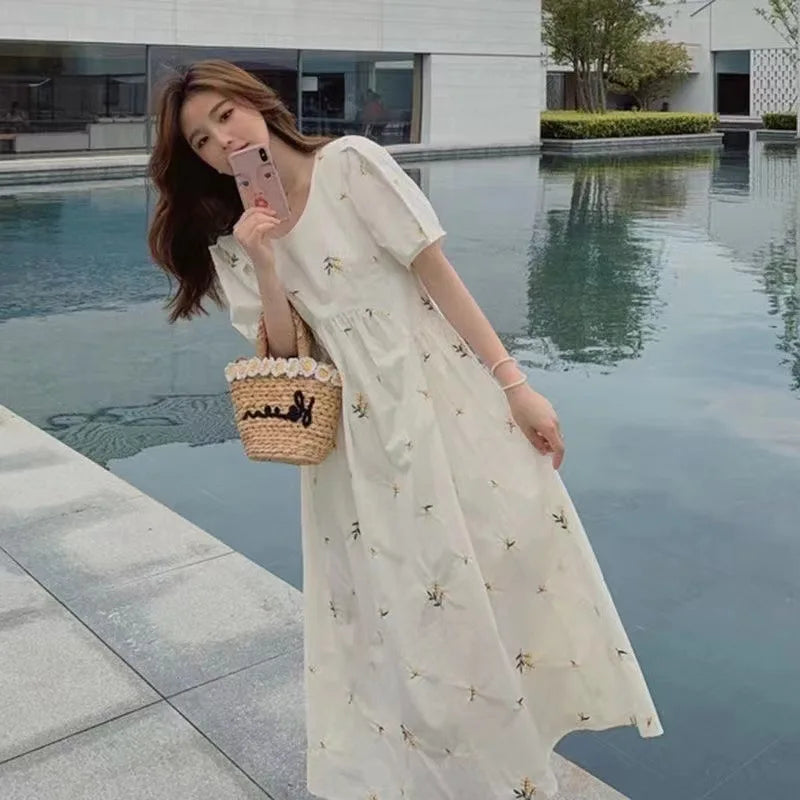Pregnacy Bowknot Dress
