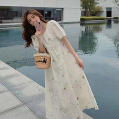 Pregnacy Bowknot Dress