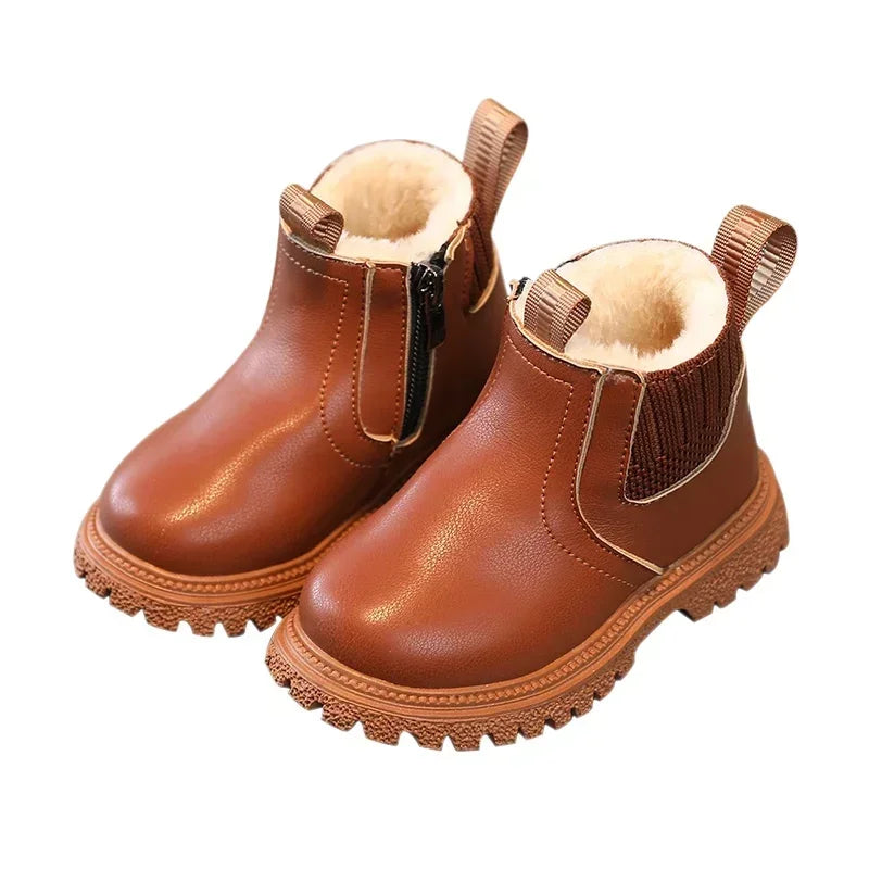 Boys Girls Casual Ankle Boots