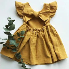 Girls Summer Ruffle Dress