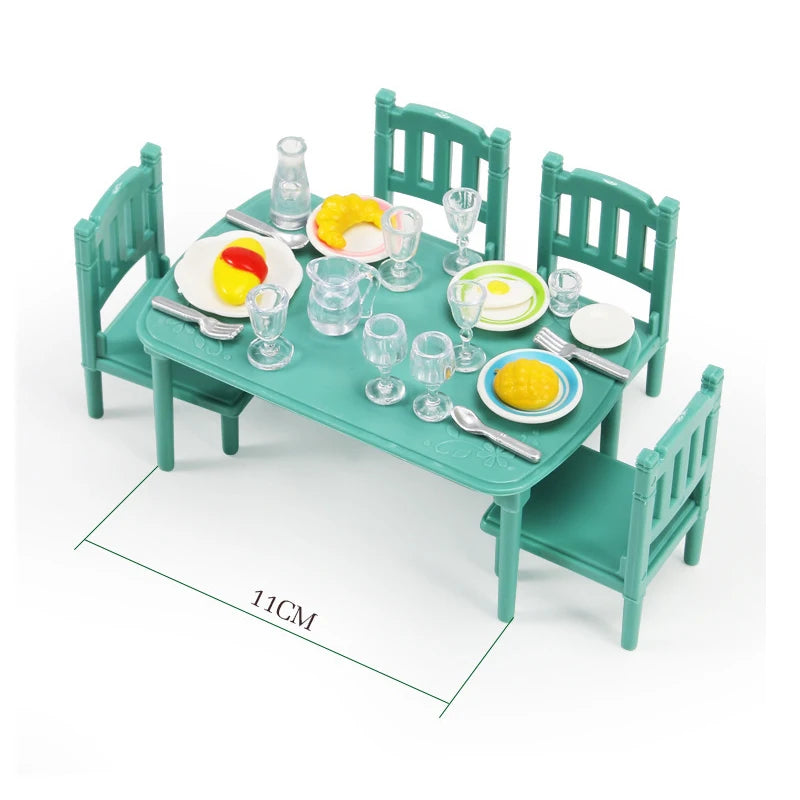 Miniature Furniture Doll Toys Set