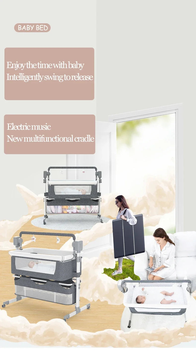 Electric Baby Crib Cradle for baby