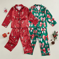 Girls Christmas Pajamas Set