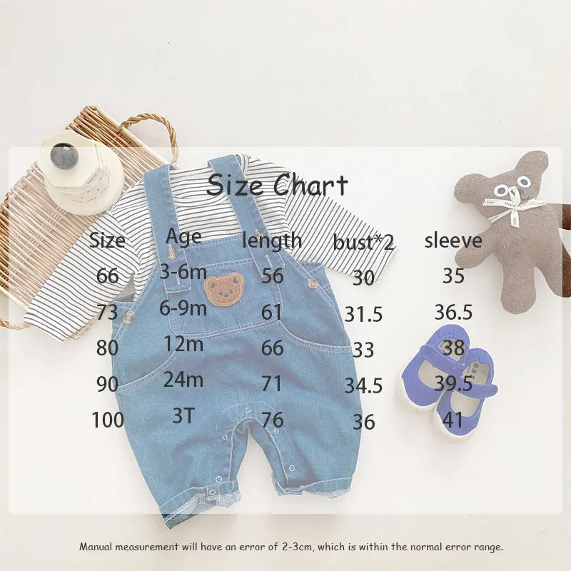 Denim Overall Baby Boys Suits