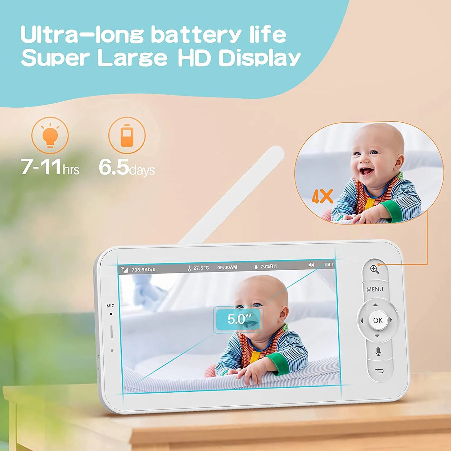 WiFi Baby Monitor with Camera
