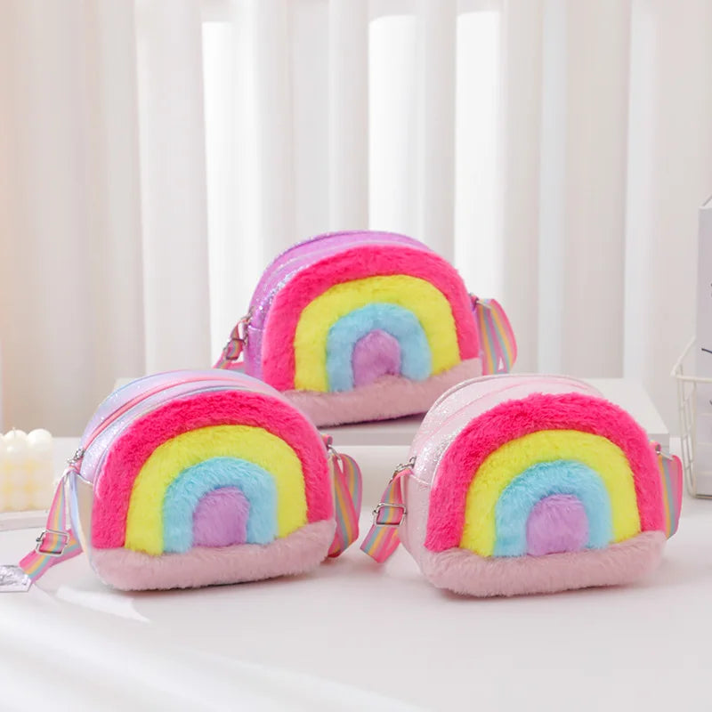 Rainbow Design Shoulder Bags