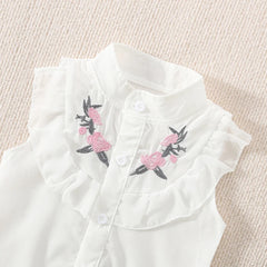 Summer Cotton Flower Baby Set