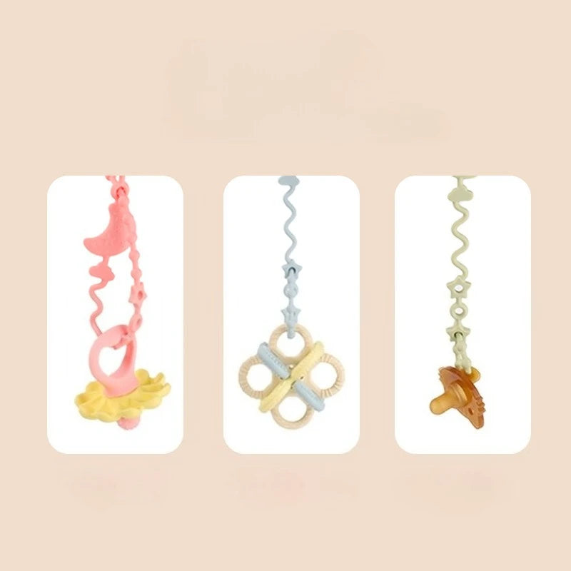 Adjustable Silicone Baby Pacifier Chain Teether Toys - PAMU8