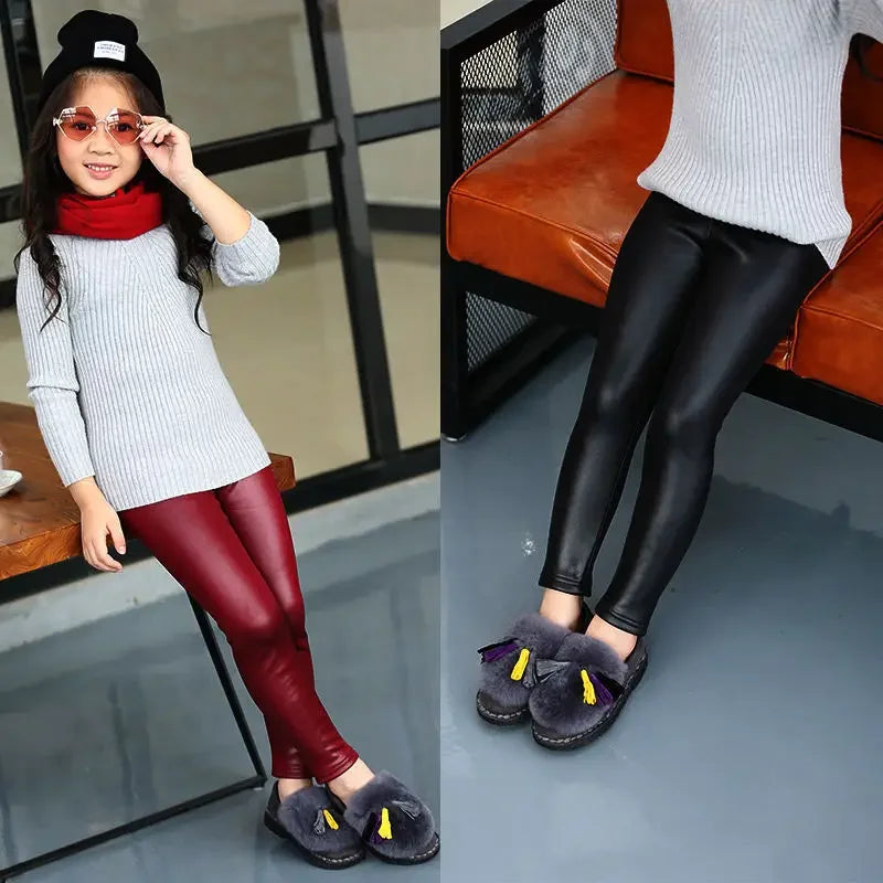Kids Girls Warm Toddler Legings