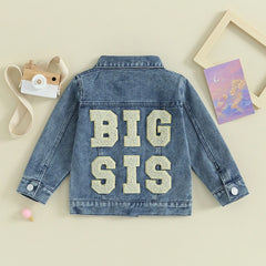 Casual Embroidered Kids Coat
