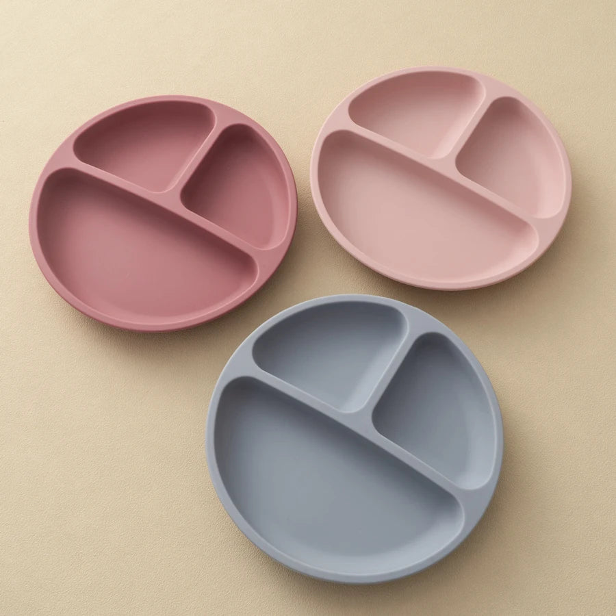 Dining Plate For Toddlers Baby Training Feeding Bowl - PAMU8