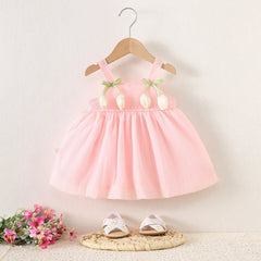 Tulip Suspender Baby Girl Dress