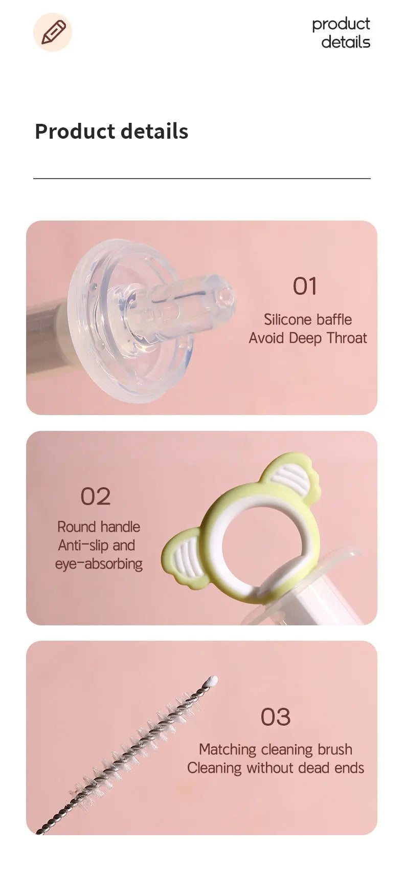 Baby Medicine Dropper Pacifier - PAMU8