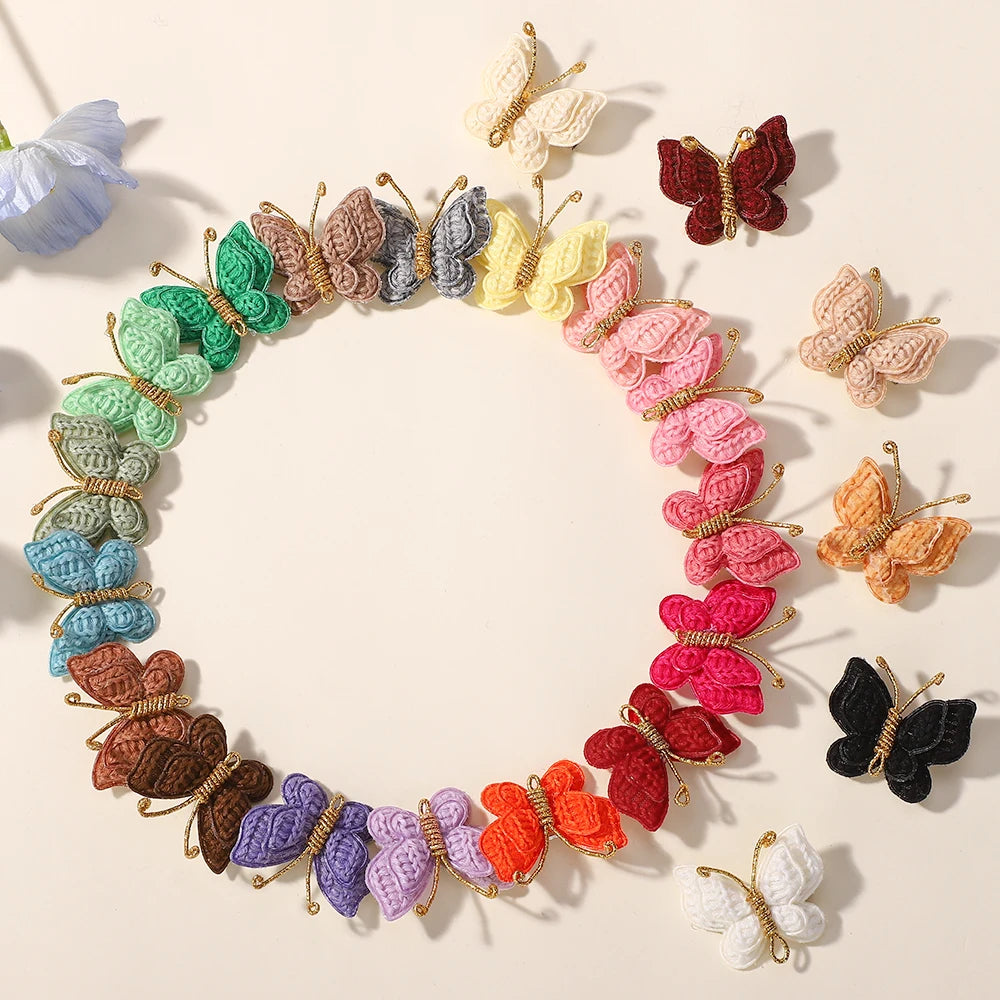 Butterfly hair clips