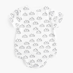 Baby Short-Sleeve Bodysuit, Summer Unisex Romper