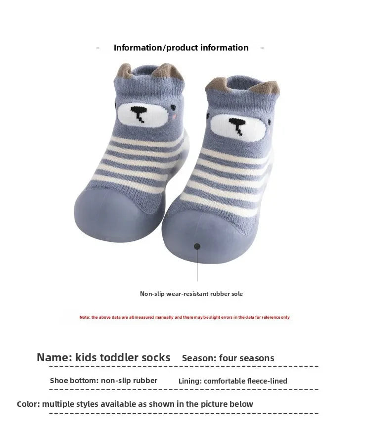 Non-Slip Learning Walk Socks