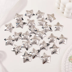 Silver Star BB Hair Clips