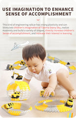 Electric Race Track Toy Set for Kids