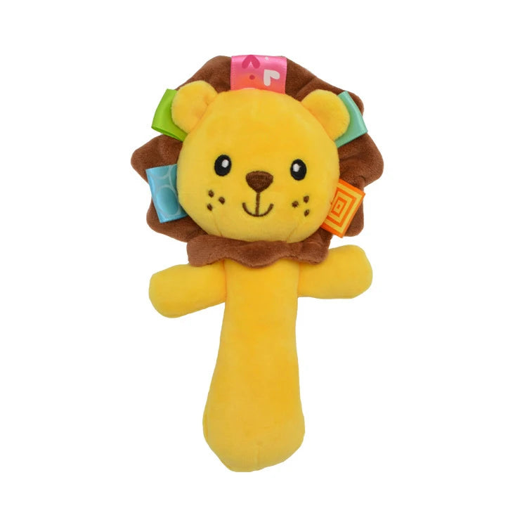 Cartoon Animal Baby Plush Rattle Baby Toy - PAMU8