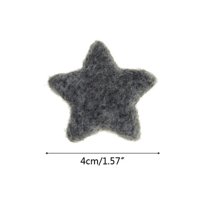 5Pcs Baby Wool Felt Stars Photography Accessories - PAMU8