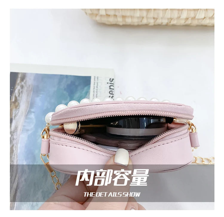 Pearl Handle Mini Shoulder Bag