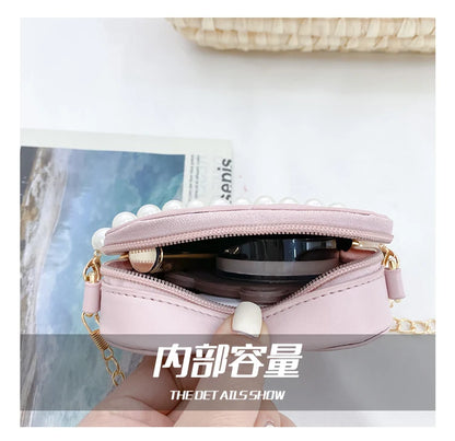 Pearl Handle Mini Shoulder Bag