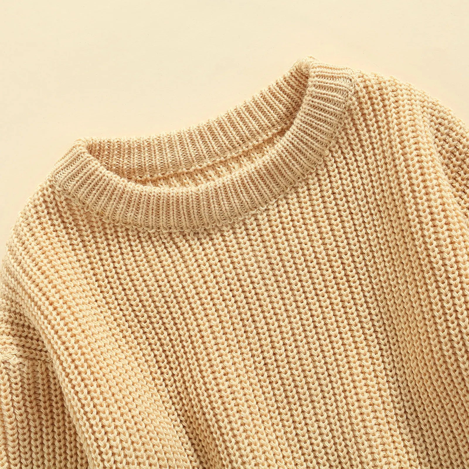 Newborn Knitwear Long Sleeve Cotton Pullover Tops - PAMU8