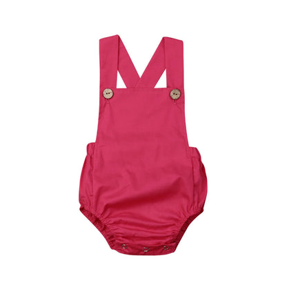 Casual Baby Sleeveless Jumpsuits