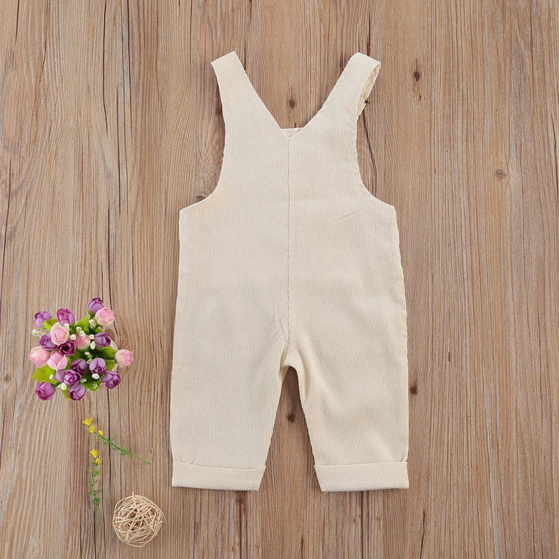 Baby Suspender Pants, Adjustable Loose-Fit Overalls