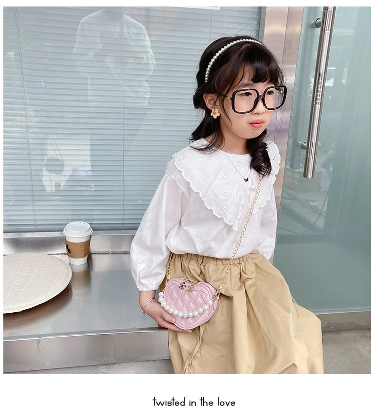 Pearl Handle Mini Shoulder Bag