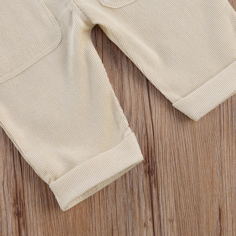 Baby Suspender Pants, Adjustable Loose-Fit Overalls