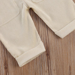 Baby Suspender Pants, Adjustable Loose-Fit Overalls