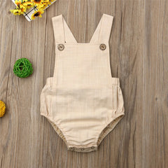 Casual Baby Sleeveless Jumpsuits