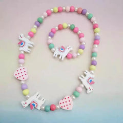 Cute Cartoon Kids Necklace Bracelet Set | PAMU8