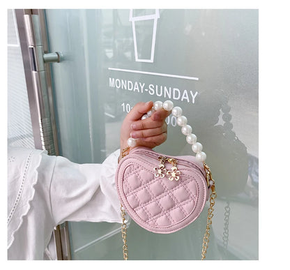 Pearl Handle Mini Shoulder Bag
