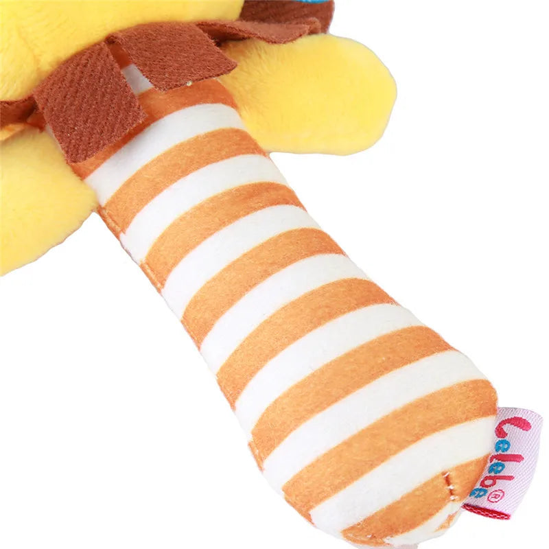 Cartoon Animal Baby Plush Rattle Baby Toy - PAMU8