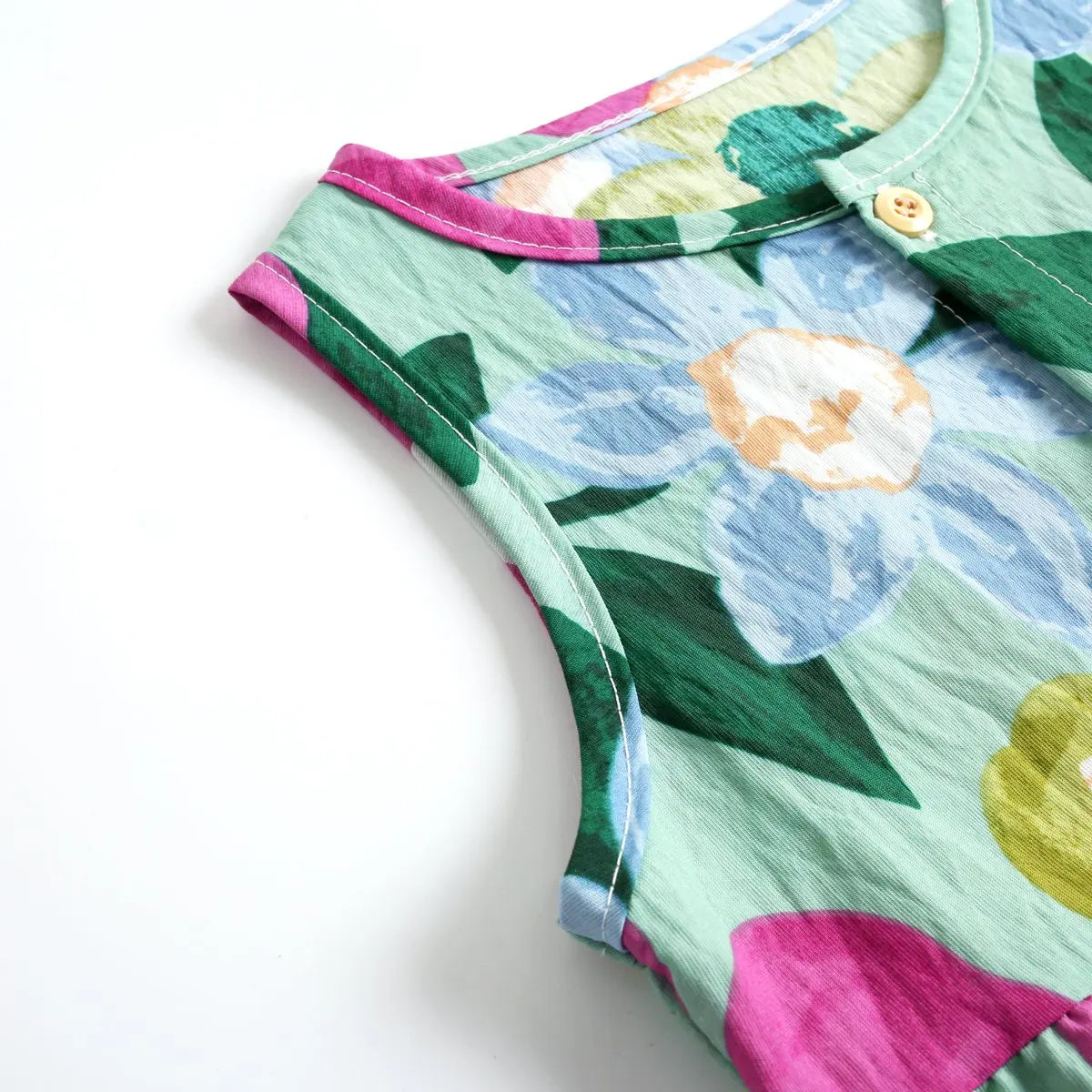 Cotton Sleeveless Baby Rompers