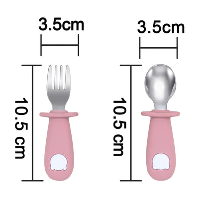 Baby Feeding  Stainless Utensil Children's Tableware - PAMU8