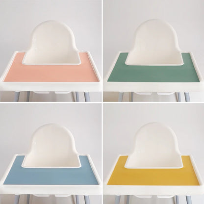 Pure Color Placemat Feeding Solid Food Dining Plate Placemat - PAMU8