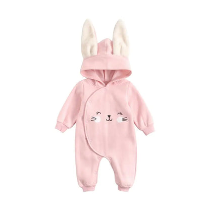Warm Casual Hooded Rompers